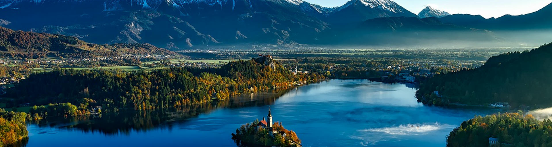 Ein wunderschöner See in Slowenien 